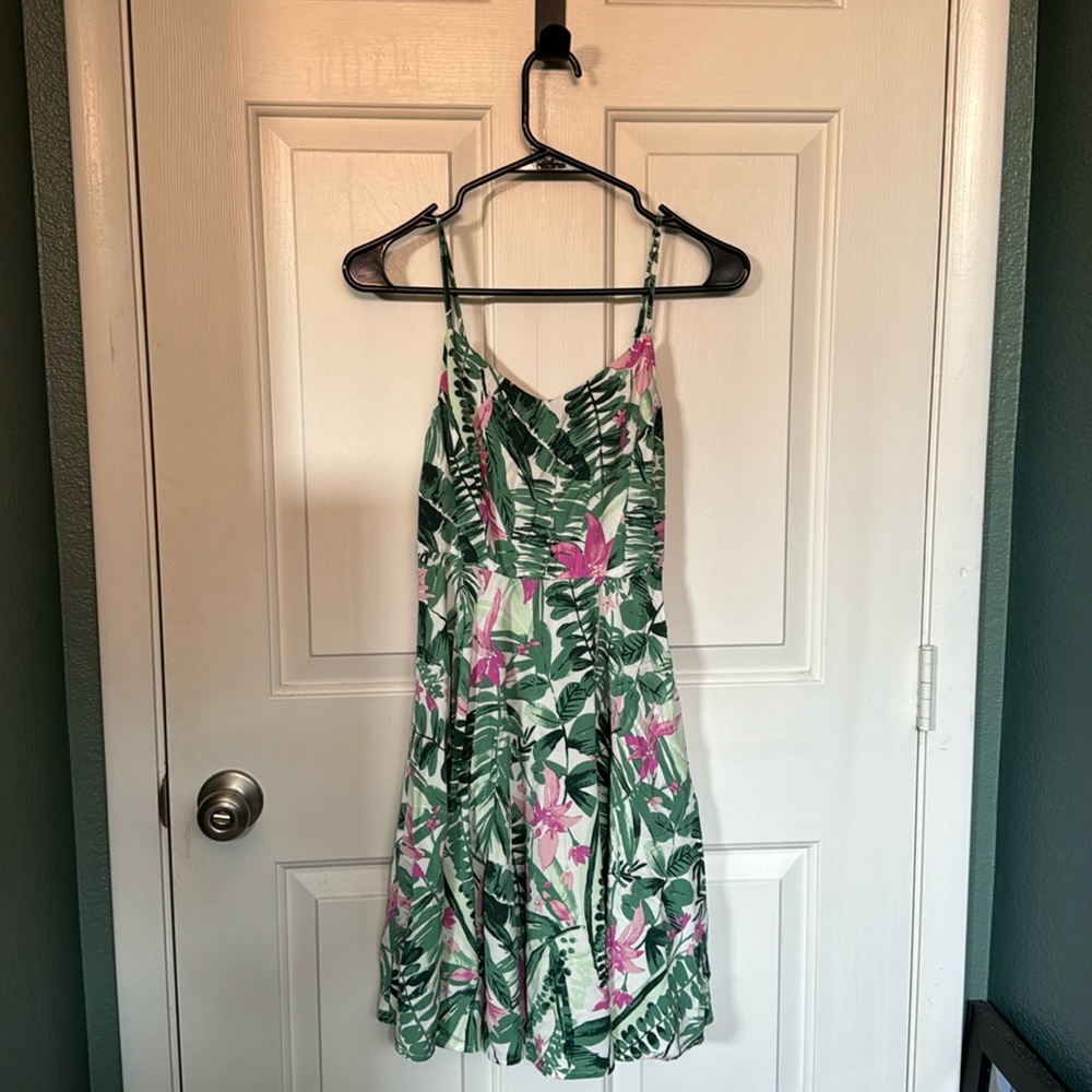 Tropical Print summer dress